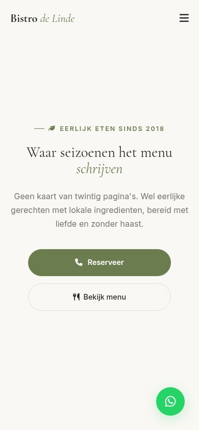 Bistro de Linde mobiel